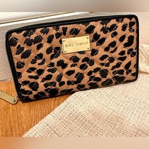 Betsey Johnson leopard print wallet
